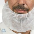Amercareroyal Poly Latex-Free Beard Protector, Spun-Bonded Polypropylene, One Size Fits All, White, 1000PK RBP1M